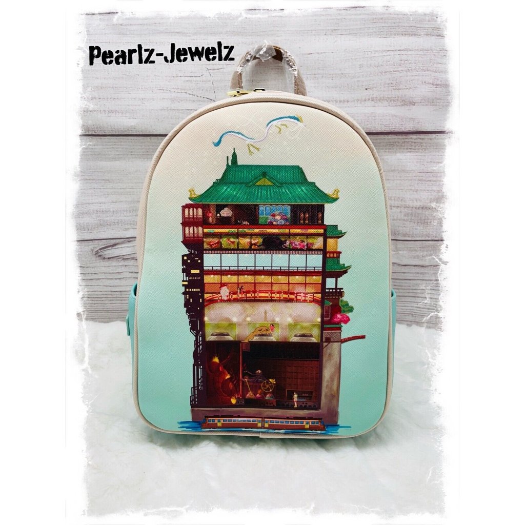 Loungefly Studio Ghibli Spirited Away Bathhouse Mini Backpack Boxlunch - Nwt